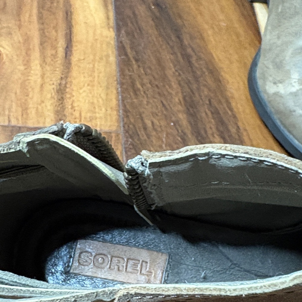 Sorel Brown Ankle Boots with Zipper 6 US - Picture 2 of 5